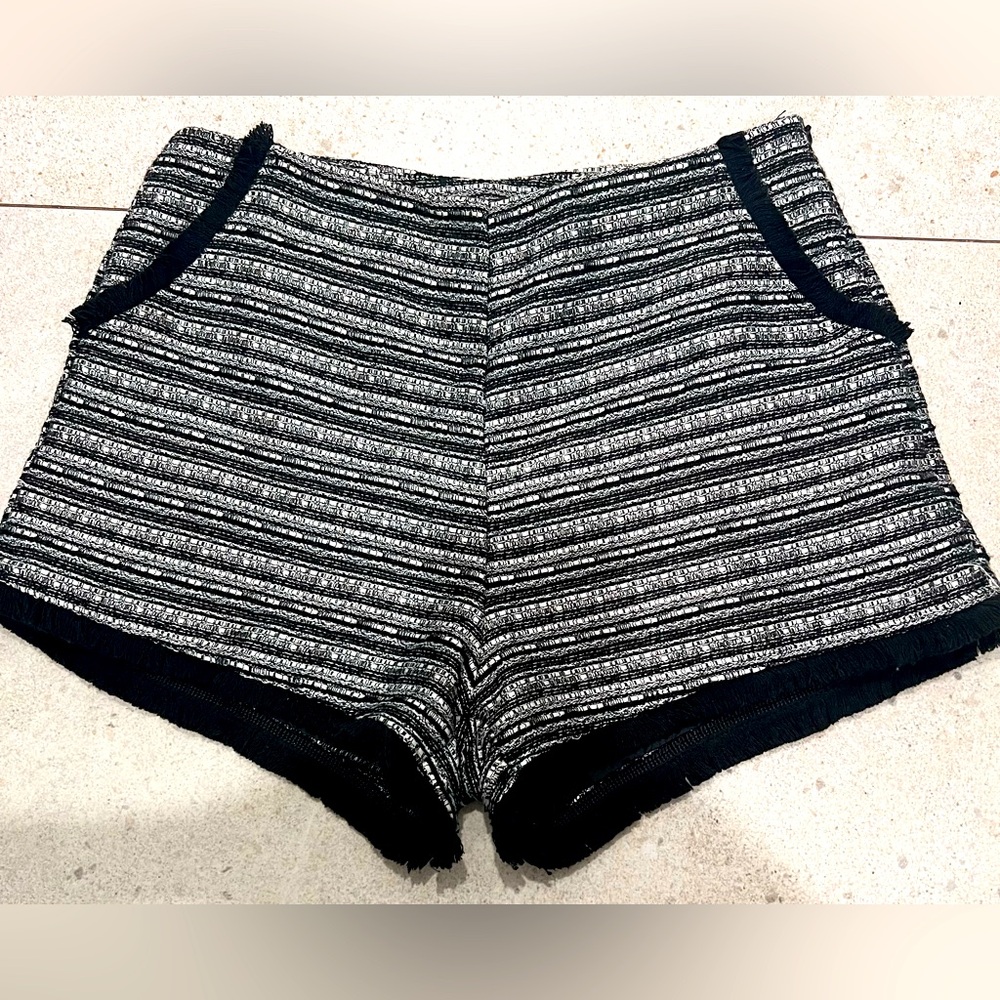 Chanel style twill dressy shorts.